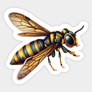 Colorful Wasp design #1 Sticker